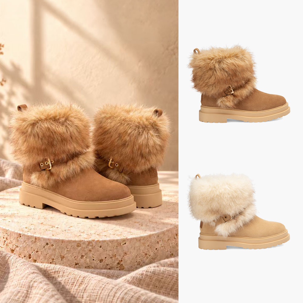 [무료배송] 호주정품 오즈웨어 세실리아 플러프 어그 부츠 (굽4.5cm) OZWEAR UGG OB1062