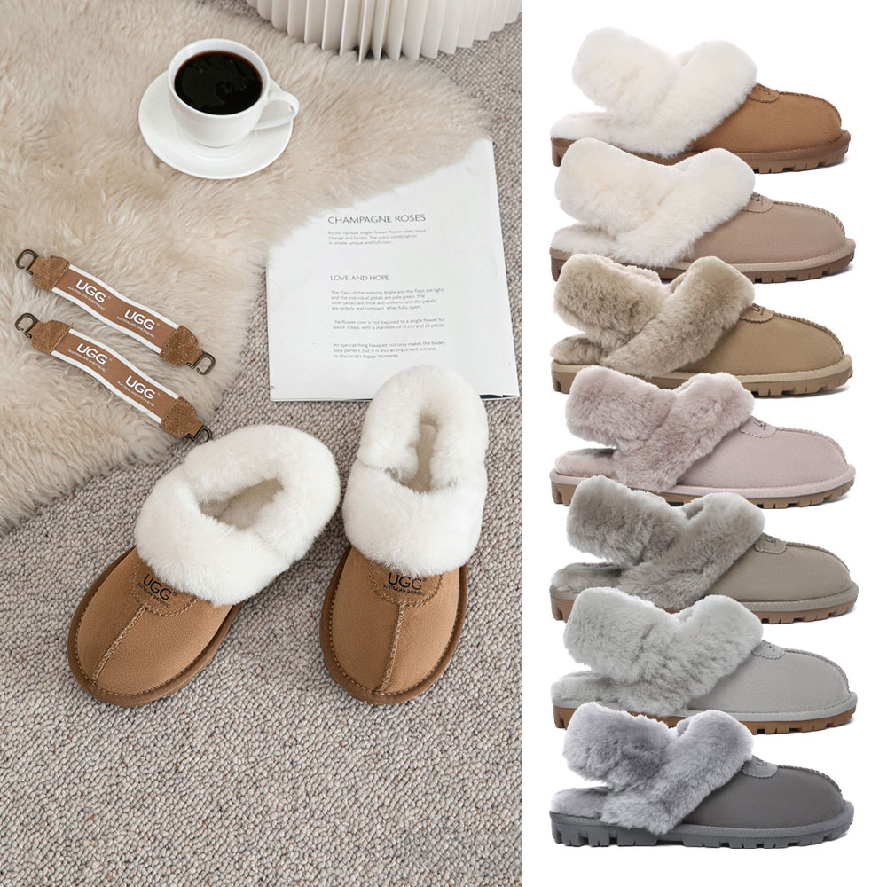 [무료배송] 호주정품 에버어그 와플 플러피 밴딩 어그 슬리퍼 AS UGG AS2076